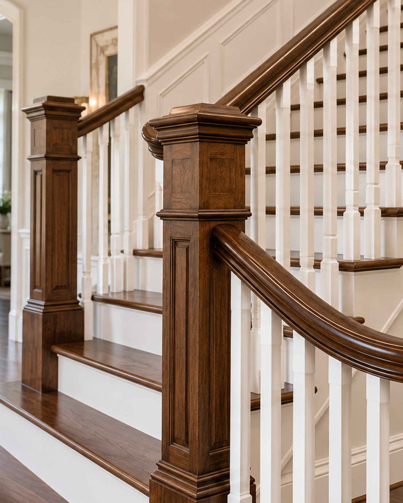 Banister and handrail refinishing